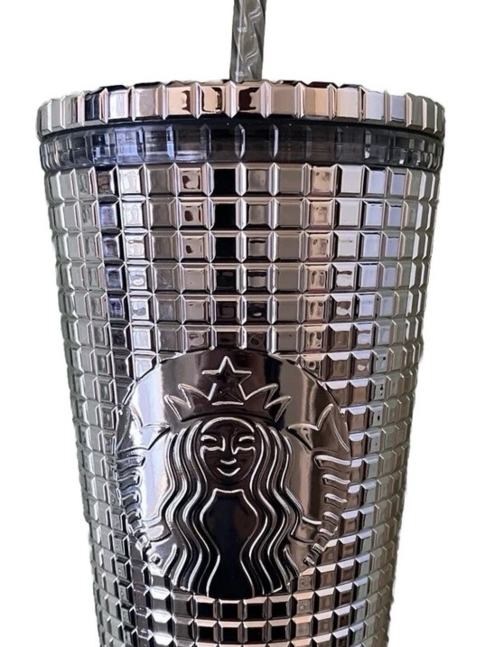 Starbucks Silver Studded Bling Tumbler from the 2023 Holiday collection.